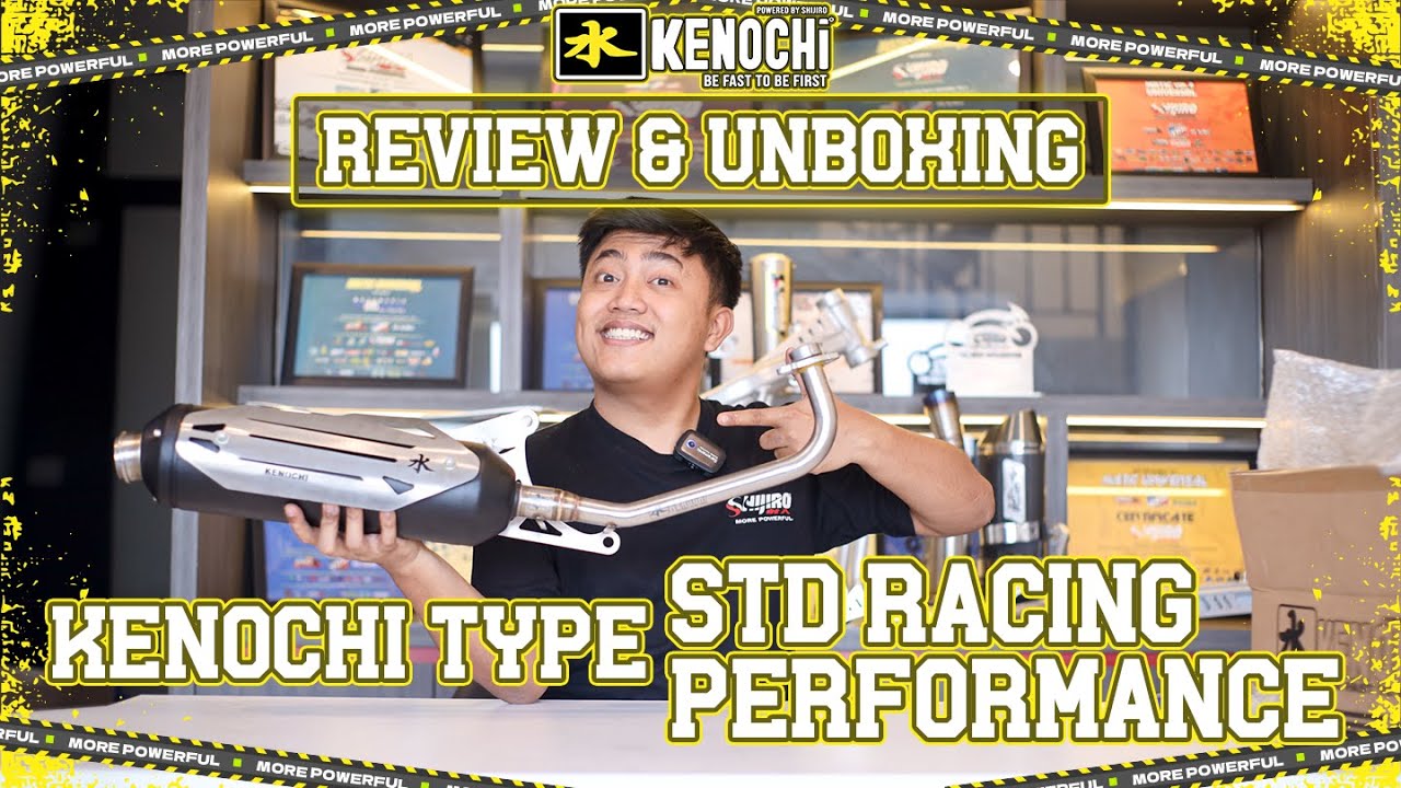 UNBOXING KENOCHI EXHAUST - STD RACING PERFORMANCE FOR MATIC BASIC 110cc | MIO SPORTY, SOUL DLL