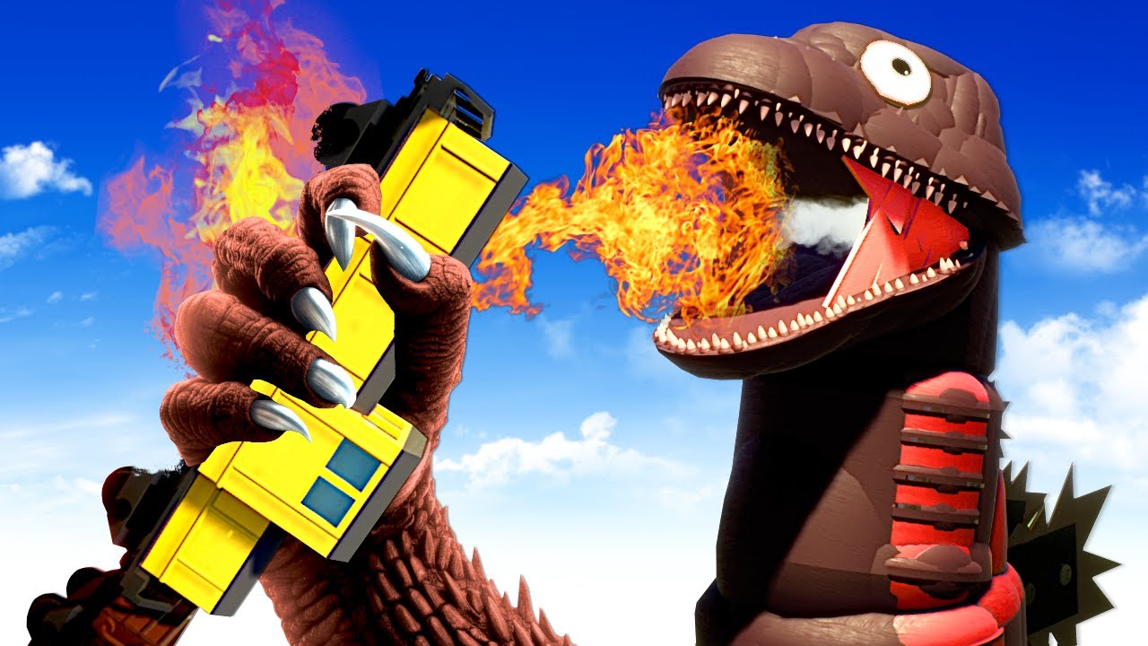 CAN GODZILLA STOP A TRAIN? (Brick Rigs)