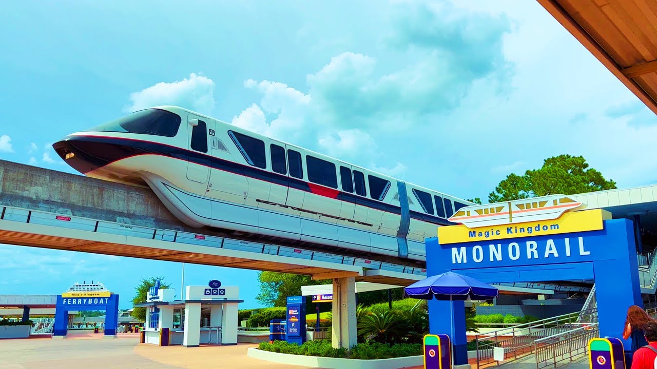 Magic Kingdom Express Monorail Full Ride 2022 | Walt Disney World Florida