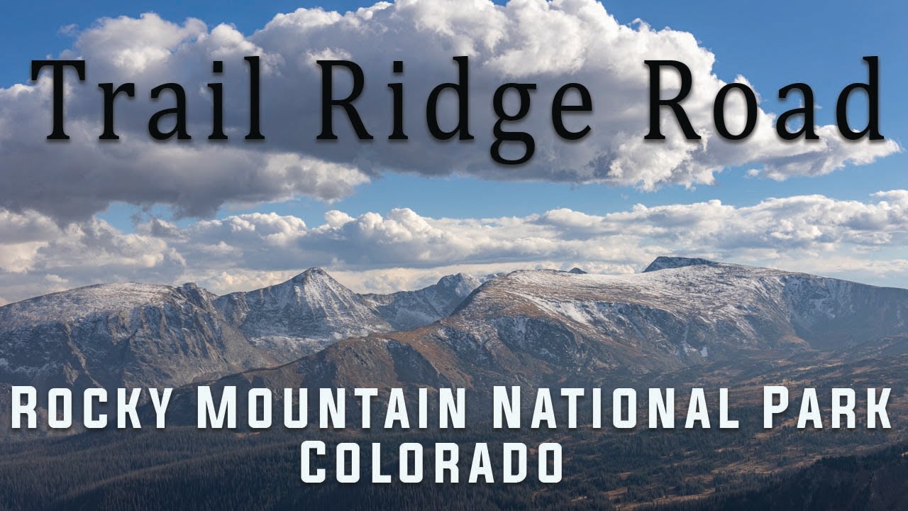 Driving Trail Ridge Rd in Rocky Mountain National Park. Fall foliage 2022.