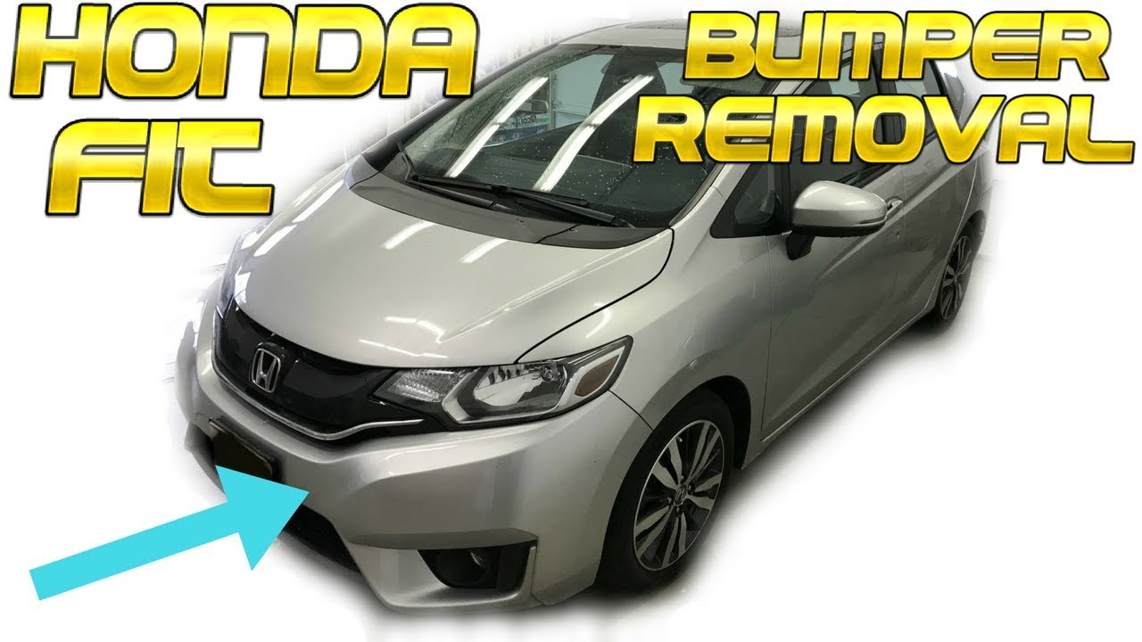2014 2015 2016 2017 Honda Fit Front Bumper Cover  Removal How to Remove Replace Install