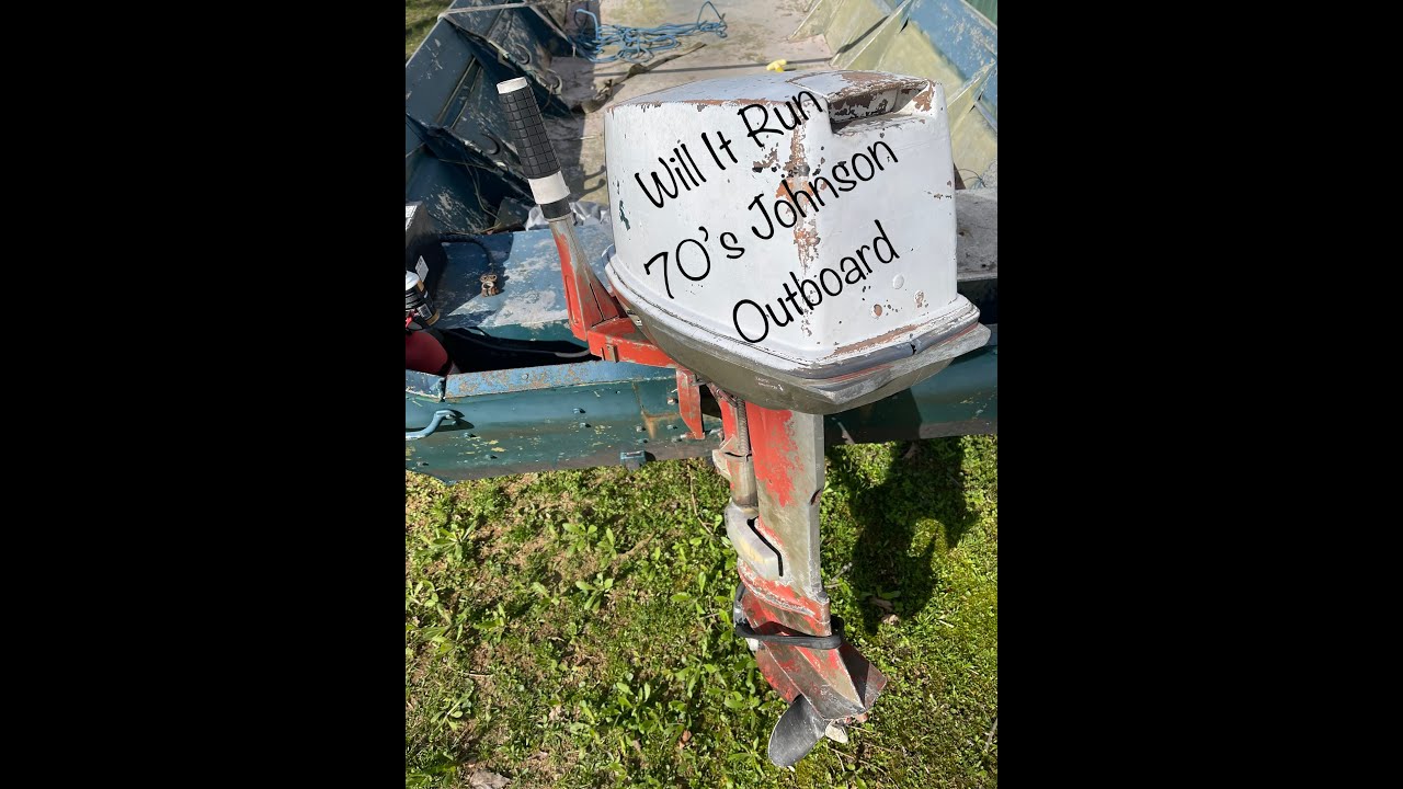 1970 ish Johnson 25hp outboard Will It Run?