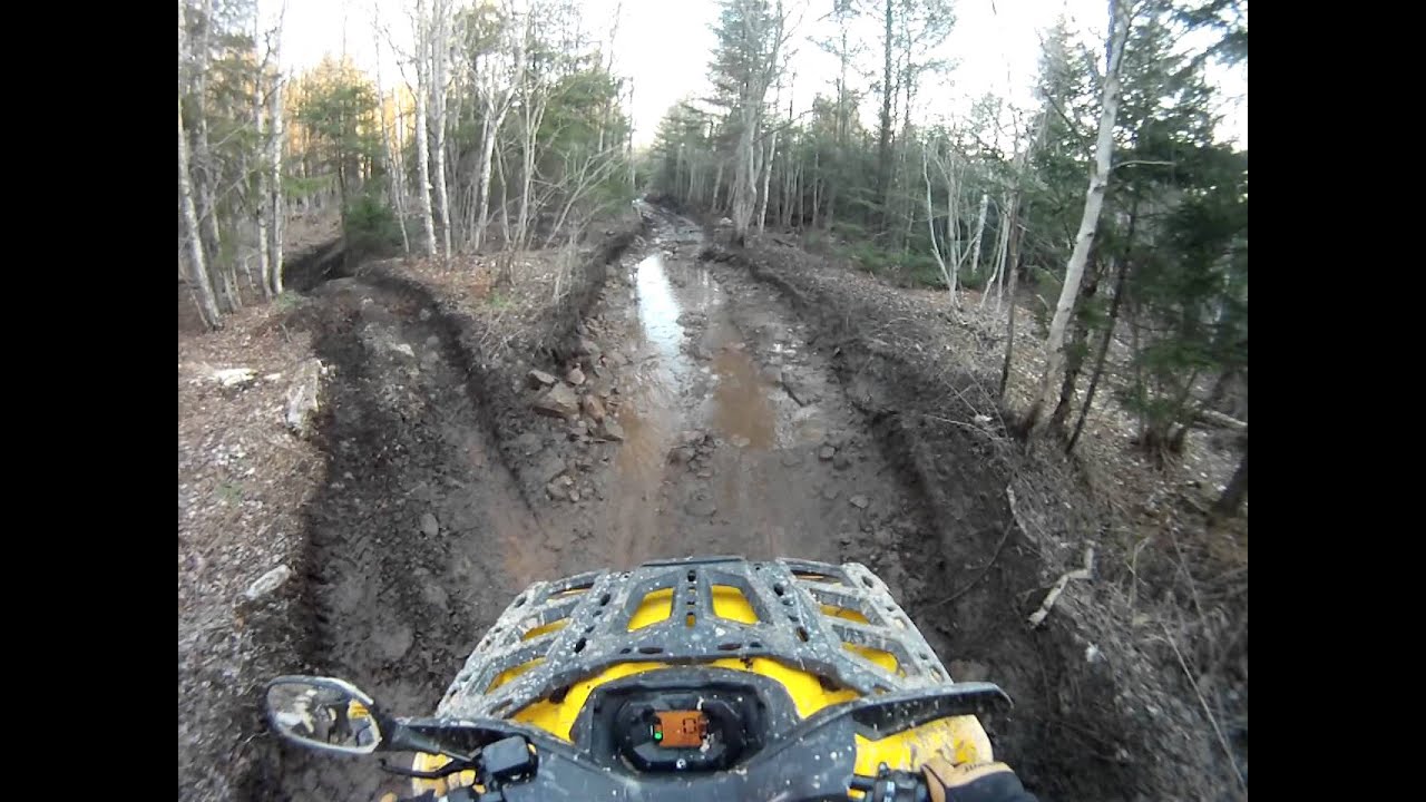 2012 Can Am Outlander 1000, to the mud #5