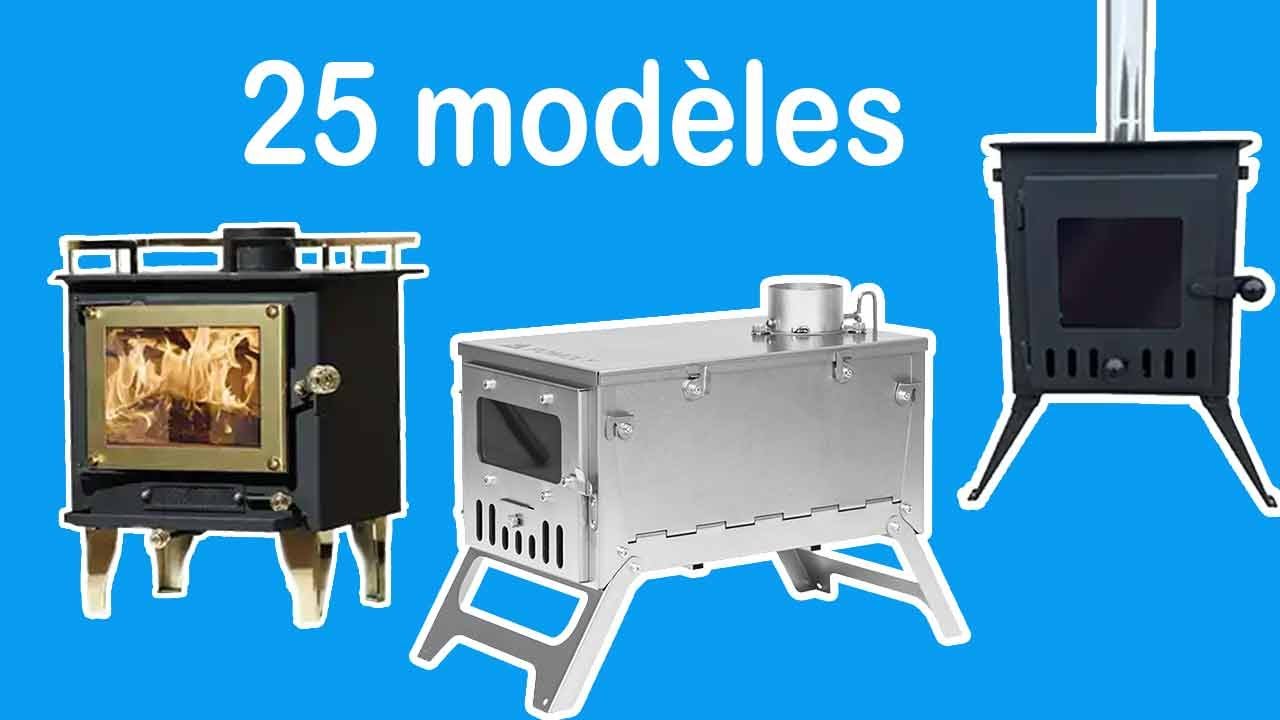25 Mini po&ecirc;le &agrave; bois pour Tente, Camping-car, Tiny house, Caravane