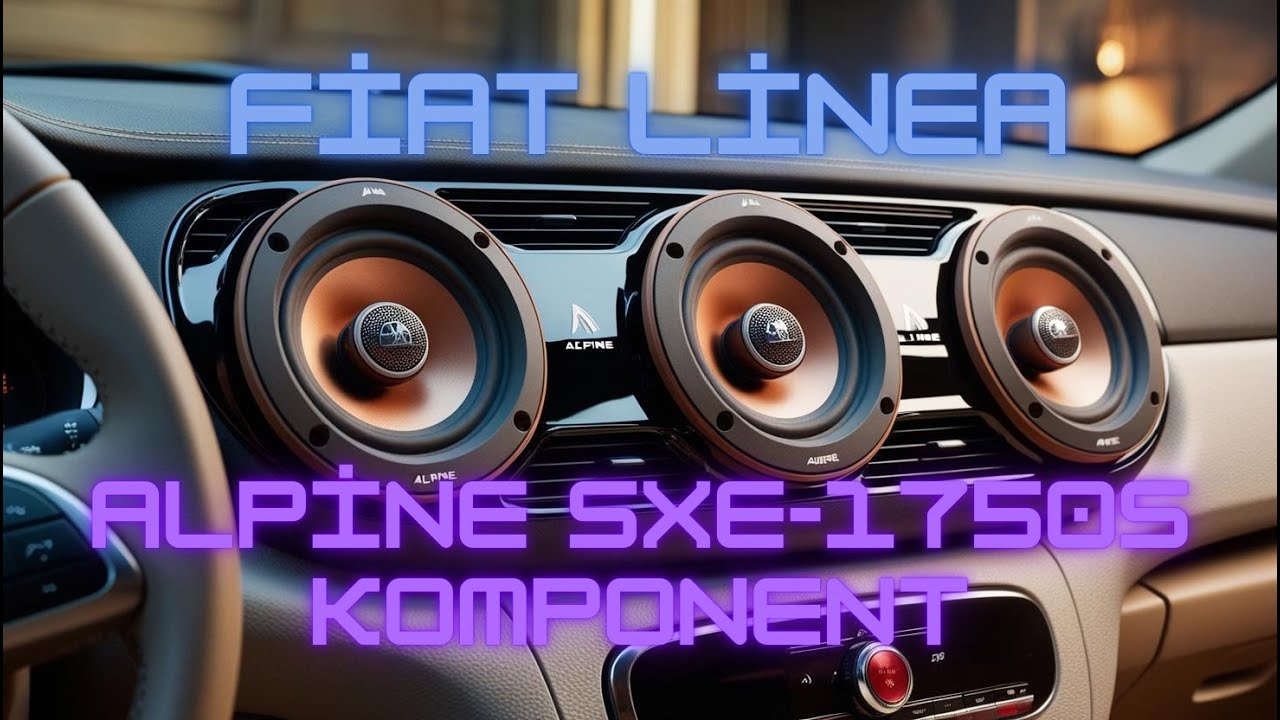 Fiat Linea - Alpine SXE-1750S Komponent