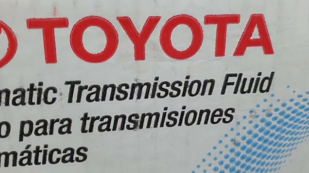 Toyota Avanza  Transmisión automática U540 ¿Prohibido el servicio a la caja?