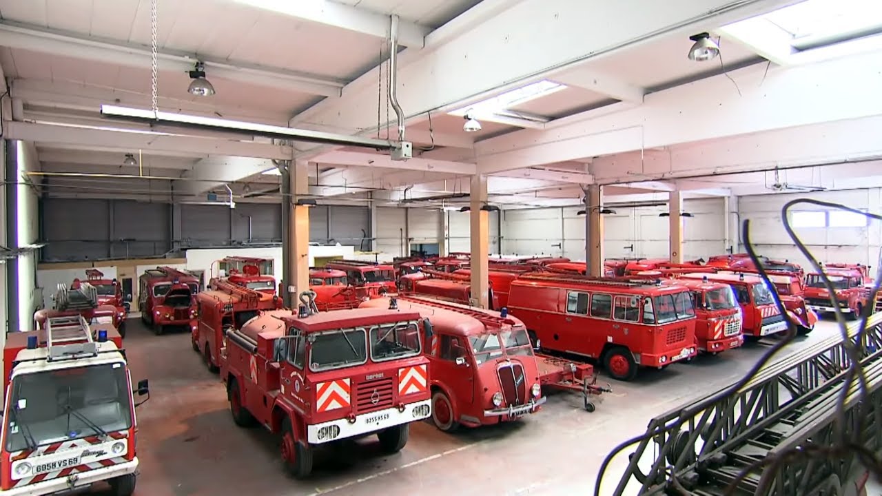 Grande collection de 150 véhicules de pompiers