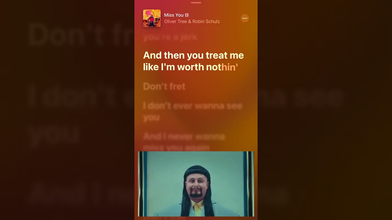 Oliver Tree & Robin Schulz - Miss You - Lyrics