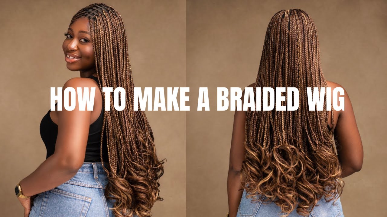 Detailed and Beginner Friendly how to make a Braided Wig || French curls ||Spiral curls
