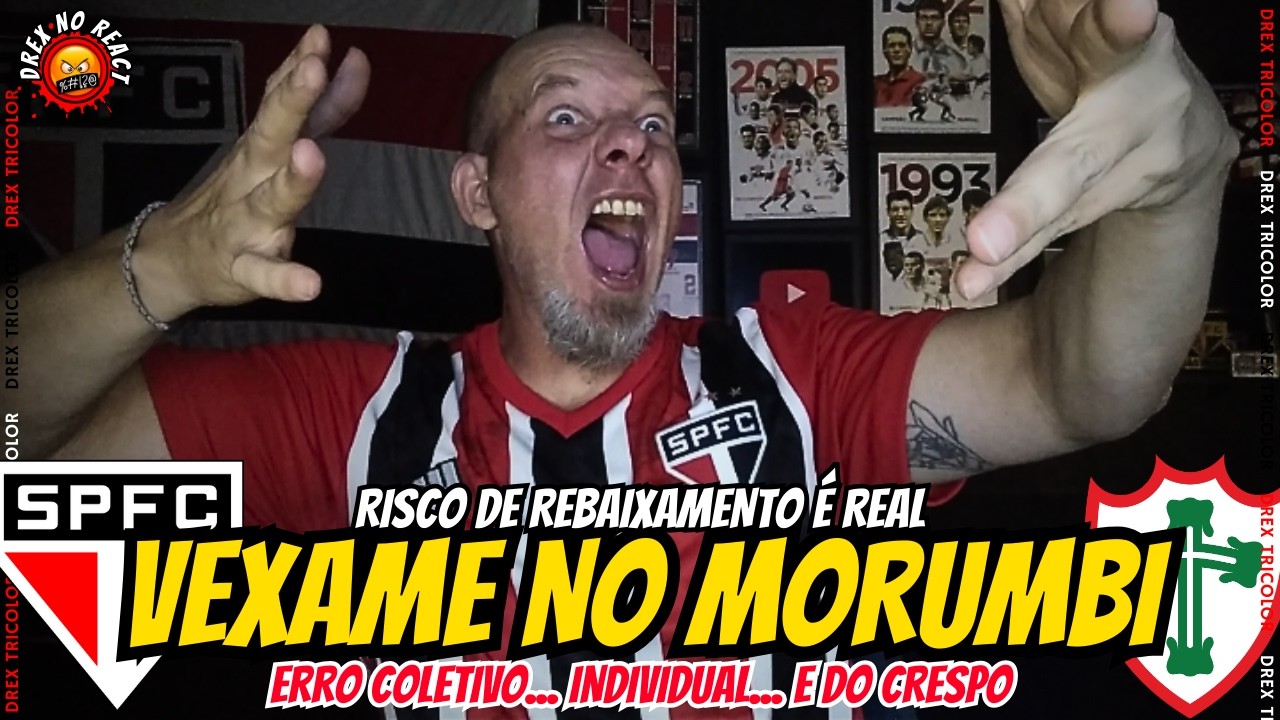REACT! VEXAME E RISCO DE REBAIXAMENTO | SÃO PAULO 2 x 3 PORTUGUESA | PAULISTÃO 2026
