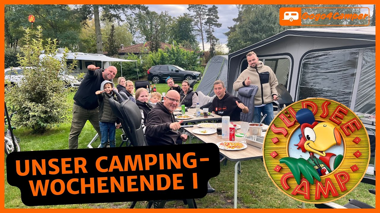 Langes Campingwochenende mit Freunden auf dem SÜDSEE-CAMP [⭐️⭐️⭐️⭐️⭐️] Teil I | VLOG
