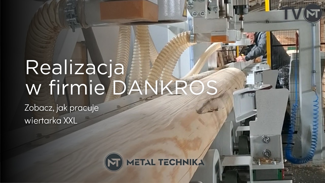 Wiertarka XXL do wykonywania otworów technologicznych w belkach energochłonnych | Metal-Technika