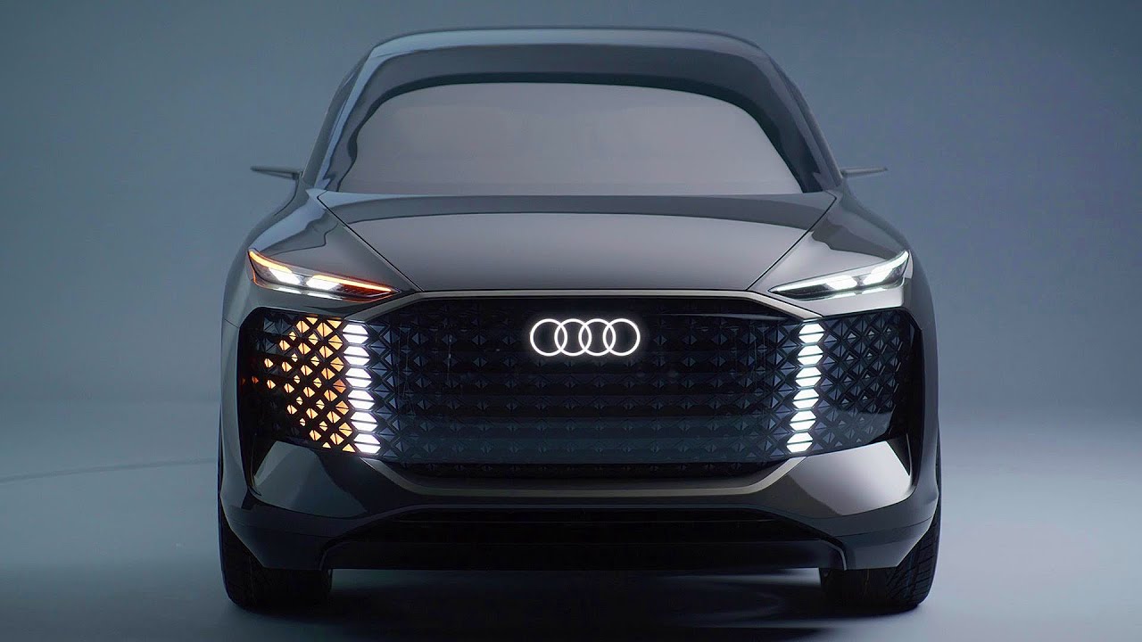 2022 Audi Urbansphere Concept | CRAZY Digital Matrix LED Light Surface