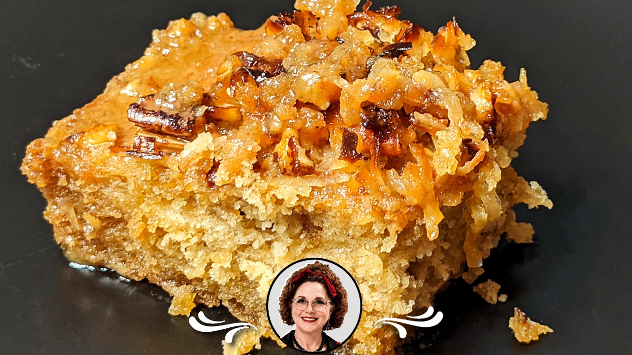 Old Fashioned Oatmeal Cake - Old Fashioned Broiled Coconut Icing