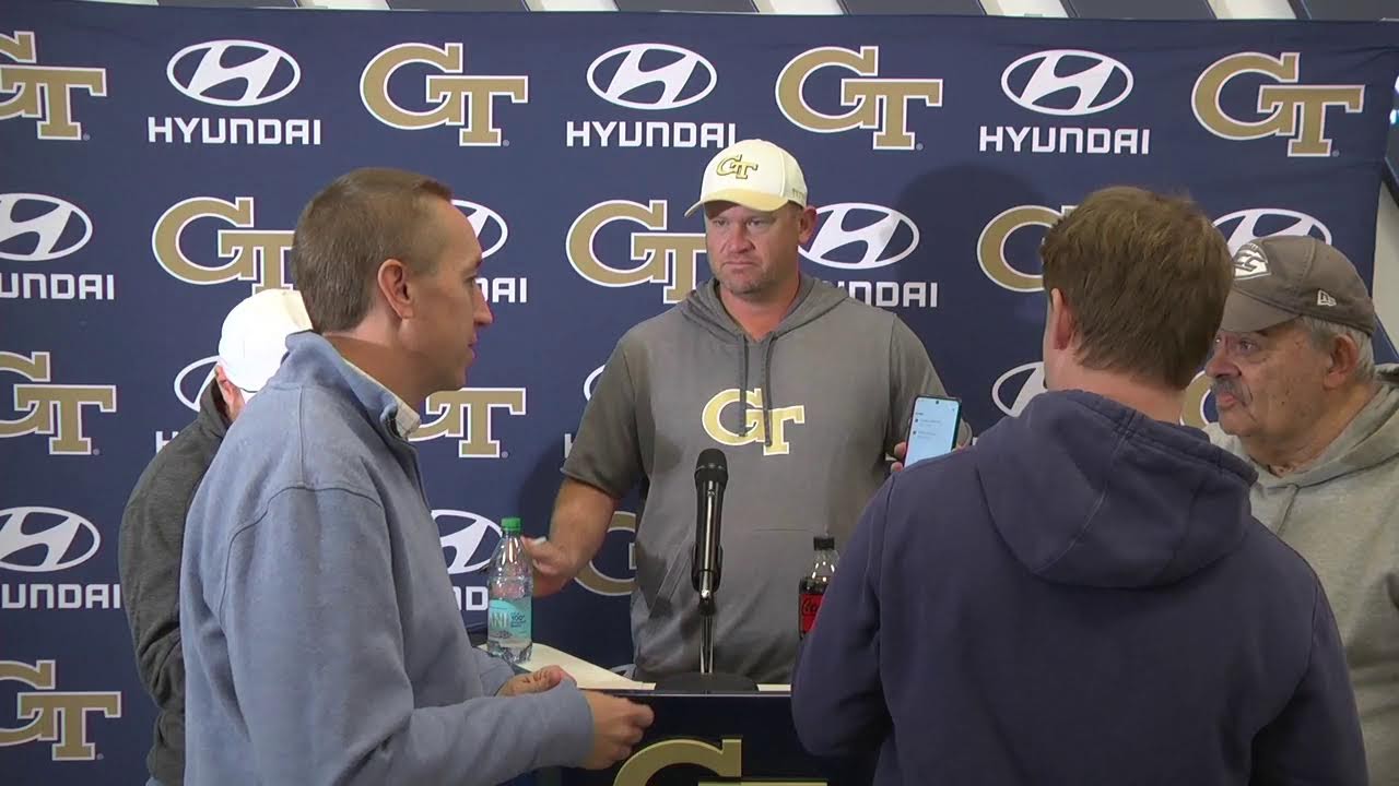 GT Football: #NDvsGT Coach Key Weekly Press Conference