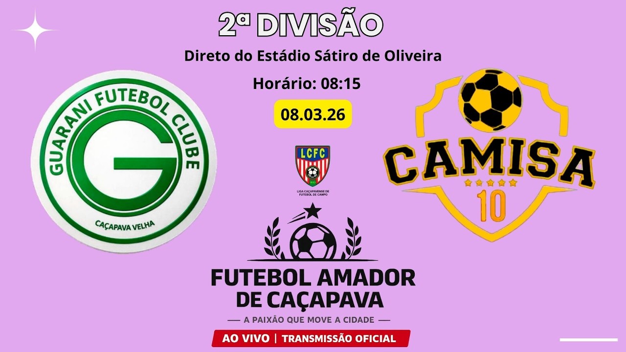 Guarani x Camisa 10 - Futebol Amador de Caçapava