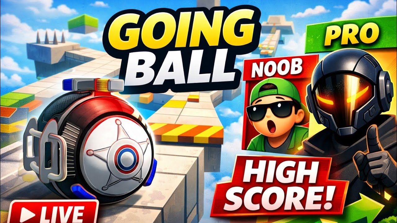 ⚡Going Ball LIVE — Ultra Smooth Gameplay #goingballlive  #gameplay #speedrun #gaming