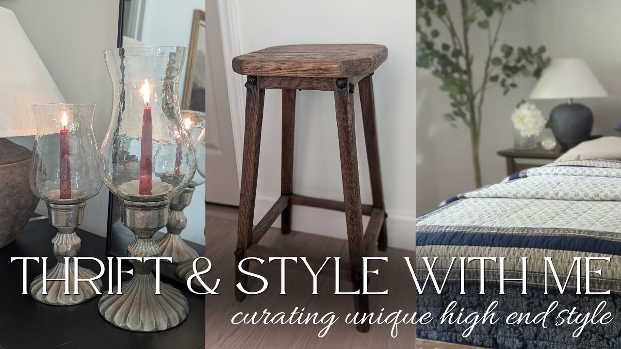 Thrift and Style with Me / High End Style Home Decor on a Budget