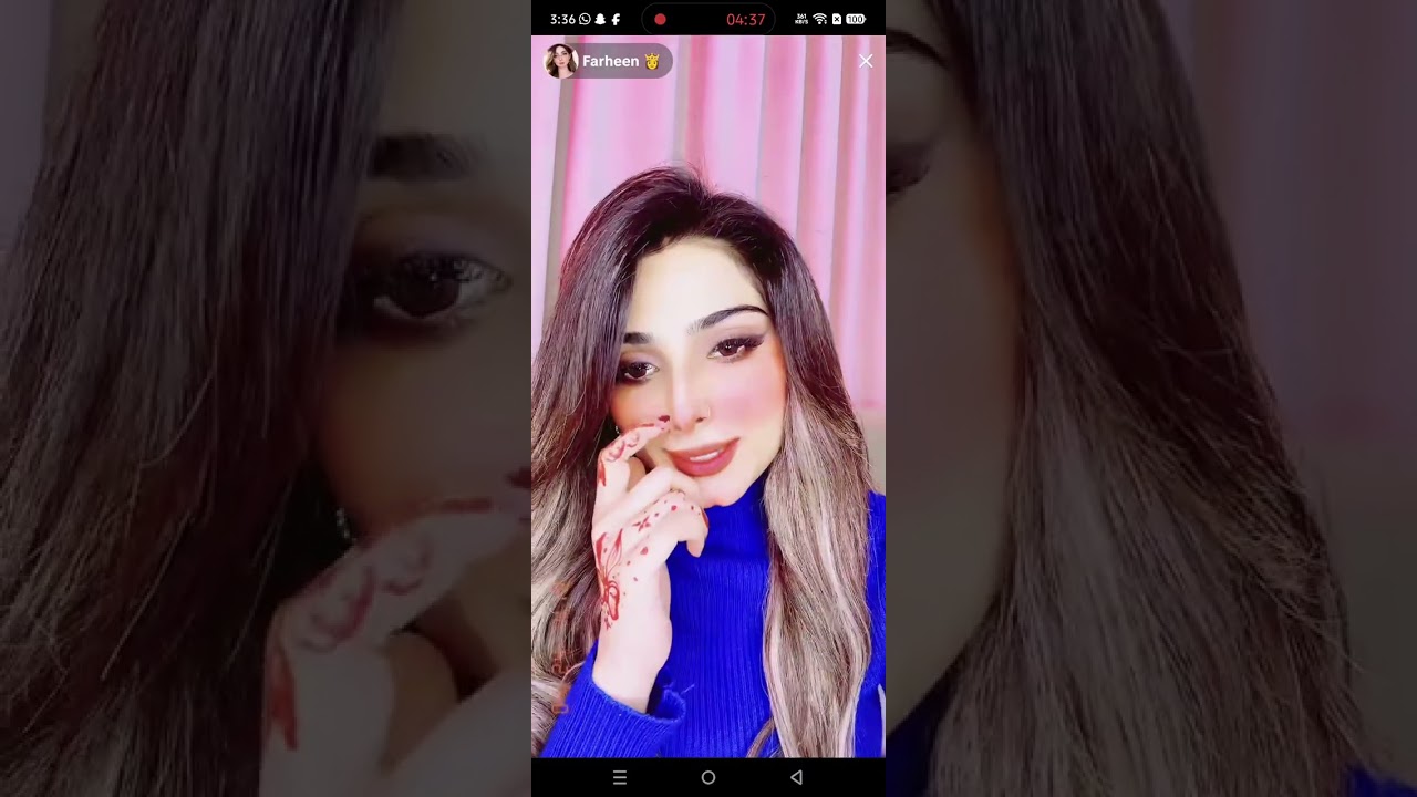 Farheen tiktok live mach