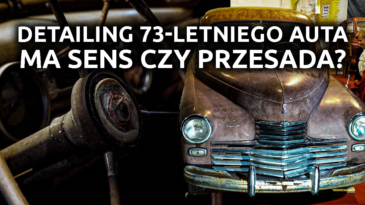 Detailing 73-letniego samochodu – czy to ma sens? | Prezentacja pierwszej Warszawy M-20