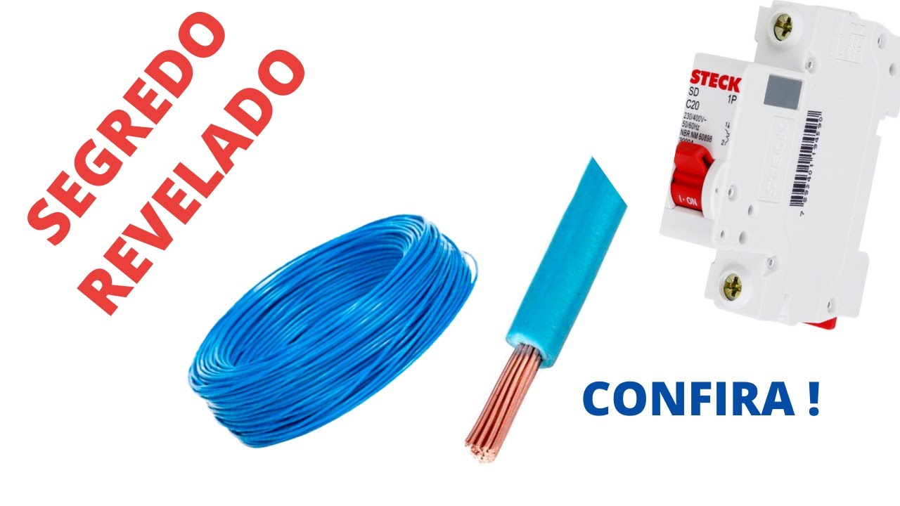 ONDE UTILIZAR OS CABOS DE 2,5 MM , 4,0 MM , 1,5 MM , 6,0 MM , 10,0 MM EM UMA INSTALAÇÃO RESIDENCIAL