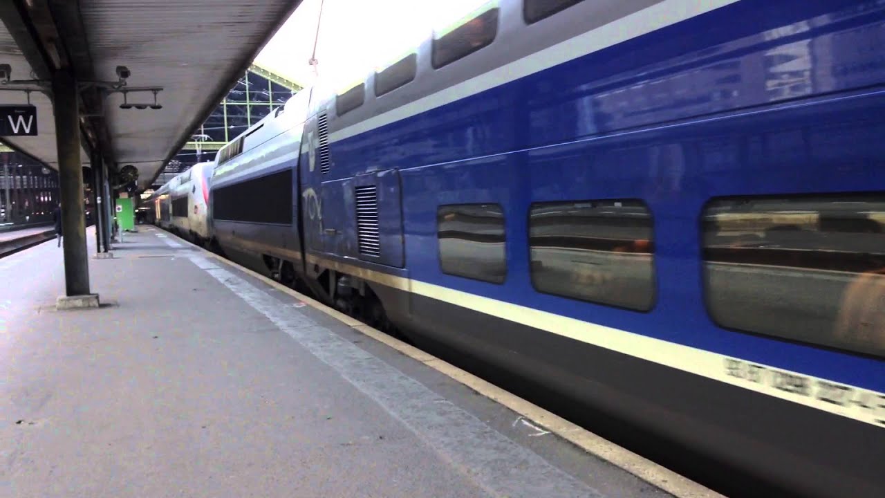 Départ tgv 6051/6231 Montpellier et Perpignan à Paris Lyon