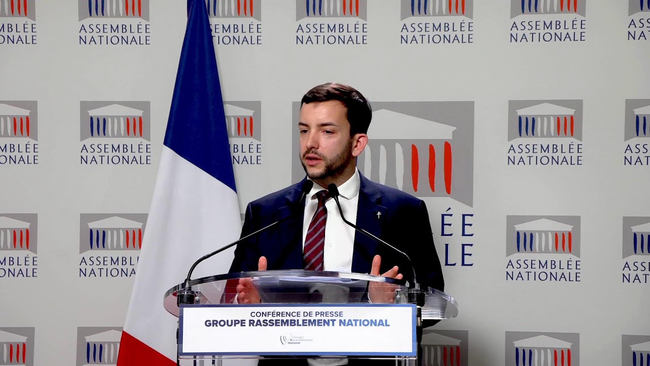 🔴 En direct I Conf&eacute;rence de presse de Jean-Philippe Tanguy