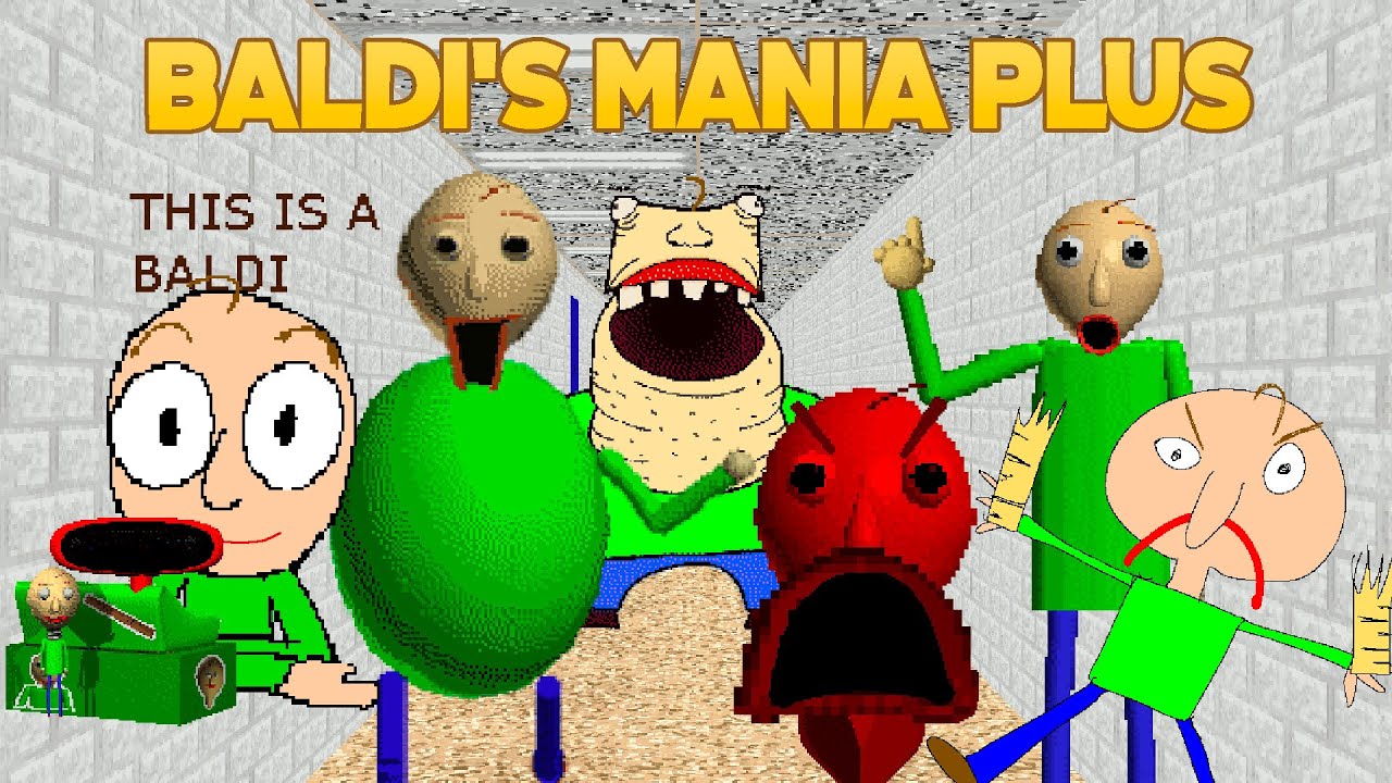 Я Джалди! | Baldi's Mania Plus [Мод Baldi's Basics Plus]