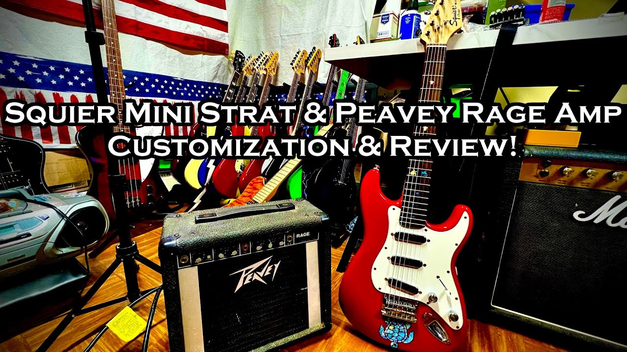 Squier Mini Strat & Peavey Rage: Restoration and Review -- Christmas Special!