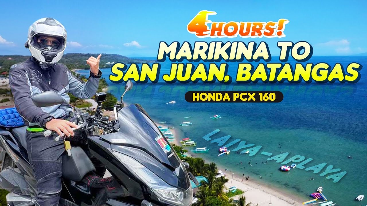 SCOOTER VERSUS BUS! | LAIYA APLAYA, SAN JUAN, BATANGAS! |Laiya Riviera | Honda PCX 160 | Couple Ride