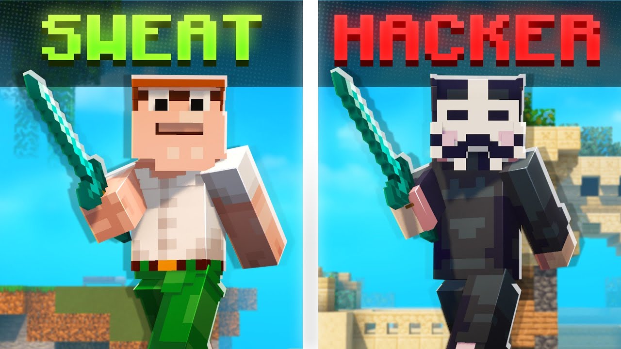 Fighting HACKERS & SWEATS in Bedwars!