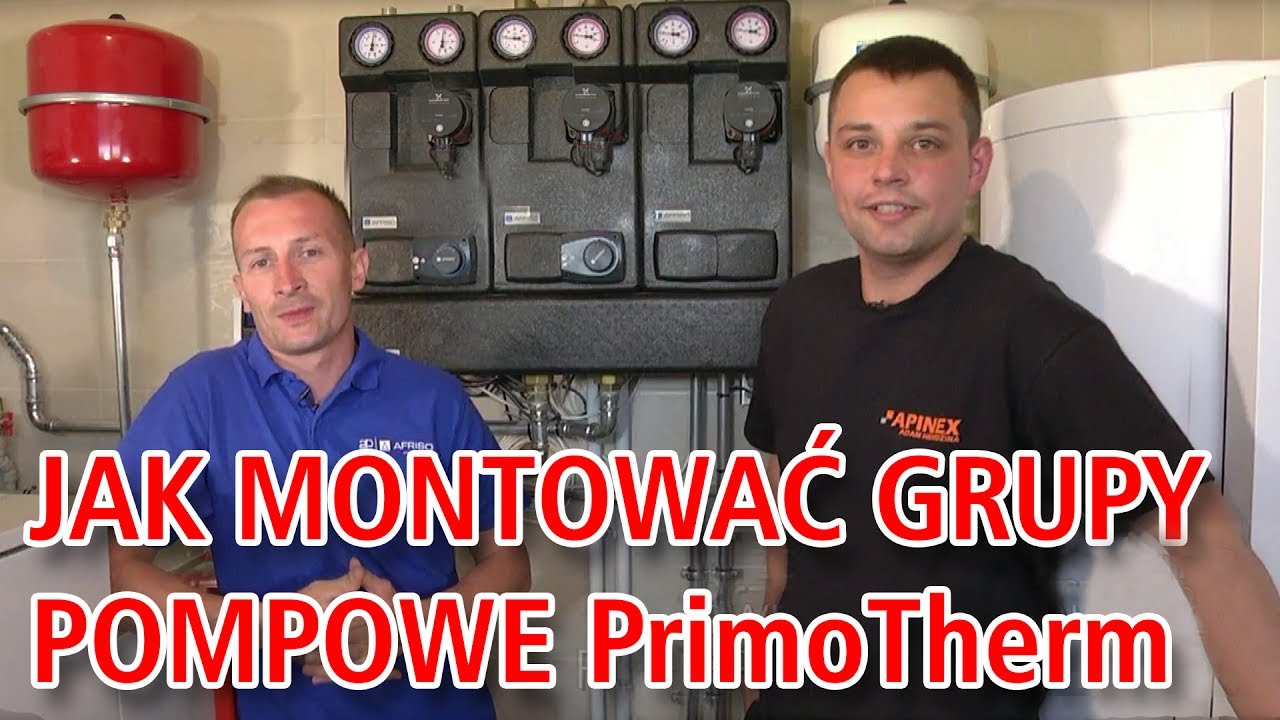 Jak w prawidłowy sposób montować grupy pompowe PrimoTherm - AFRISOpl