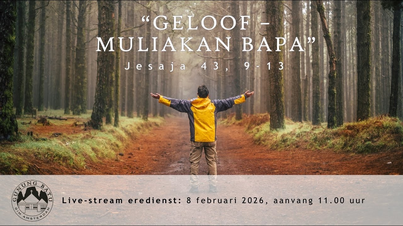 Livestream Eredienst 8 februari 2026, 11:00 uur