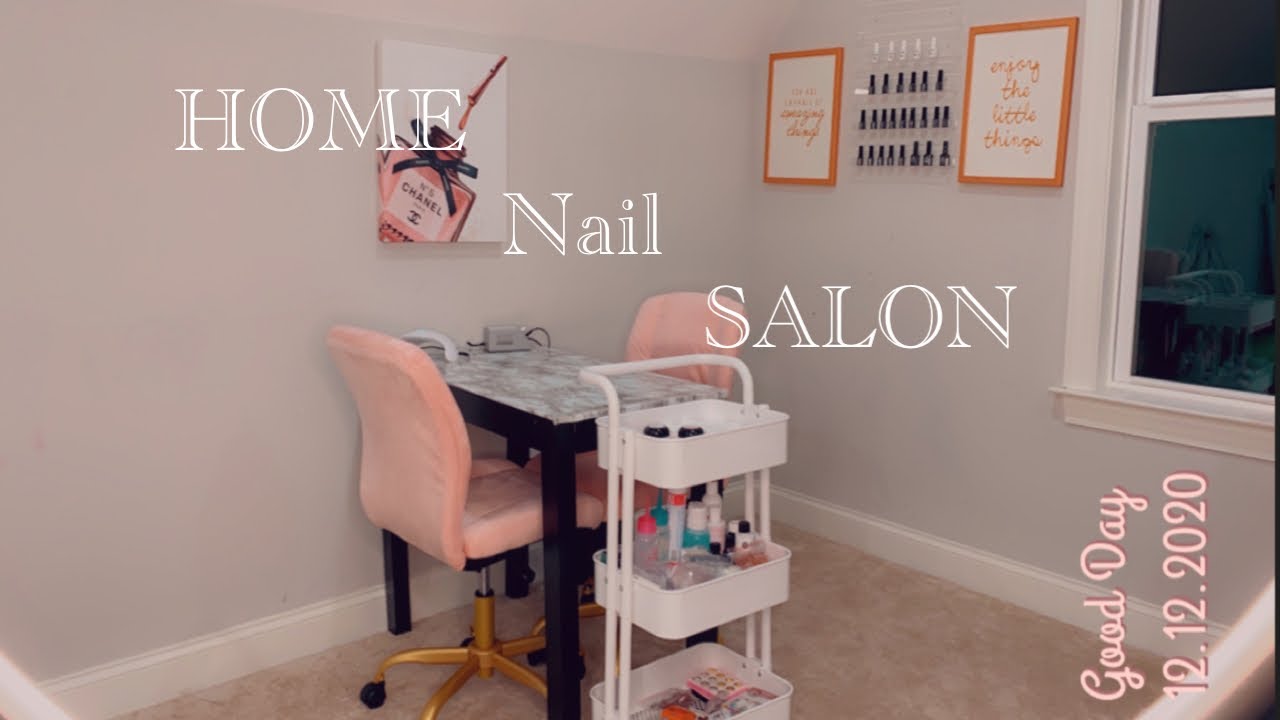 VLOGMAS DAY 10-11🎄: Setting Up My Home Nail Salon 💅🏾