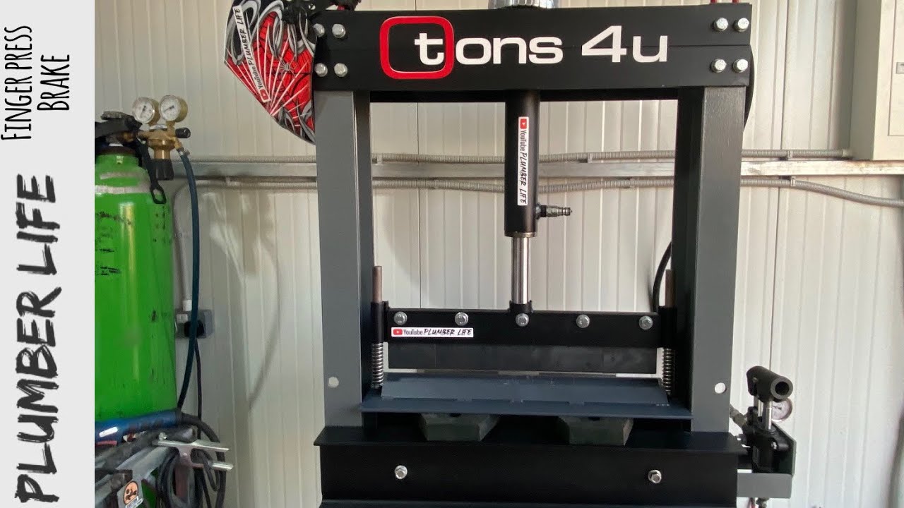 Diy how to make a hydraulic finger press brake