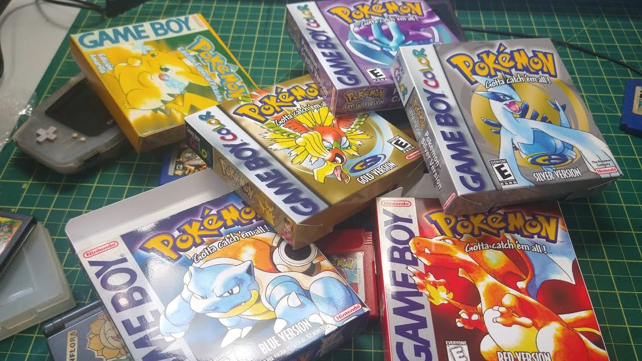 COLEÇÃO DE CARTUCHOS E CONSOLES DE GAME BOY - POKÉMON DE TODAS GERAÇÕES!