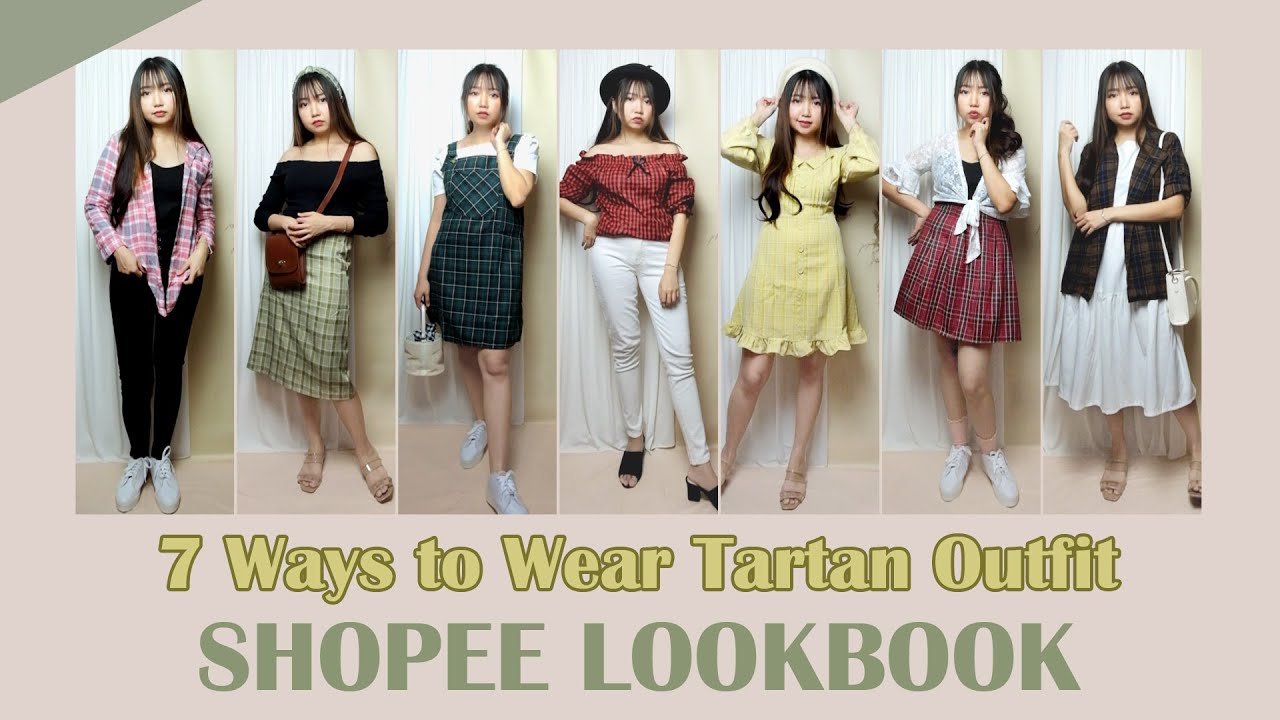7 Ways to Wear Tartan/Plaid Outfit | SHOPEE LOOKBOOK