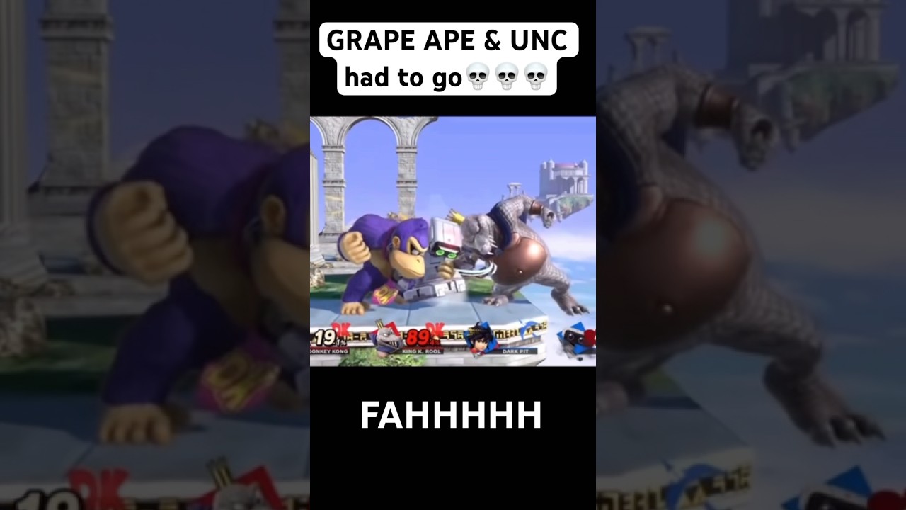 GRAPE APE & UNC COOKING A CLANKER #smashbros #memes