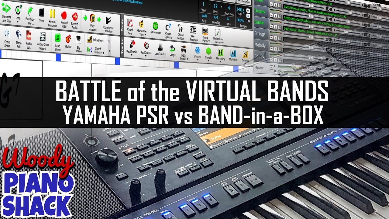 BAND IN A BOX vs YAMAHA PSR SX900 (BATTLE PT 2)