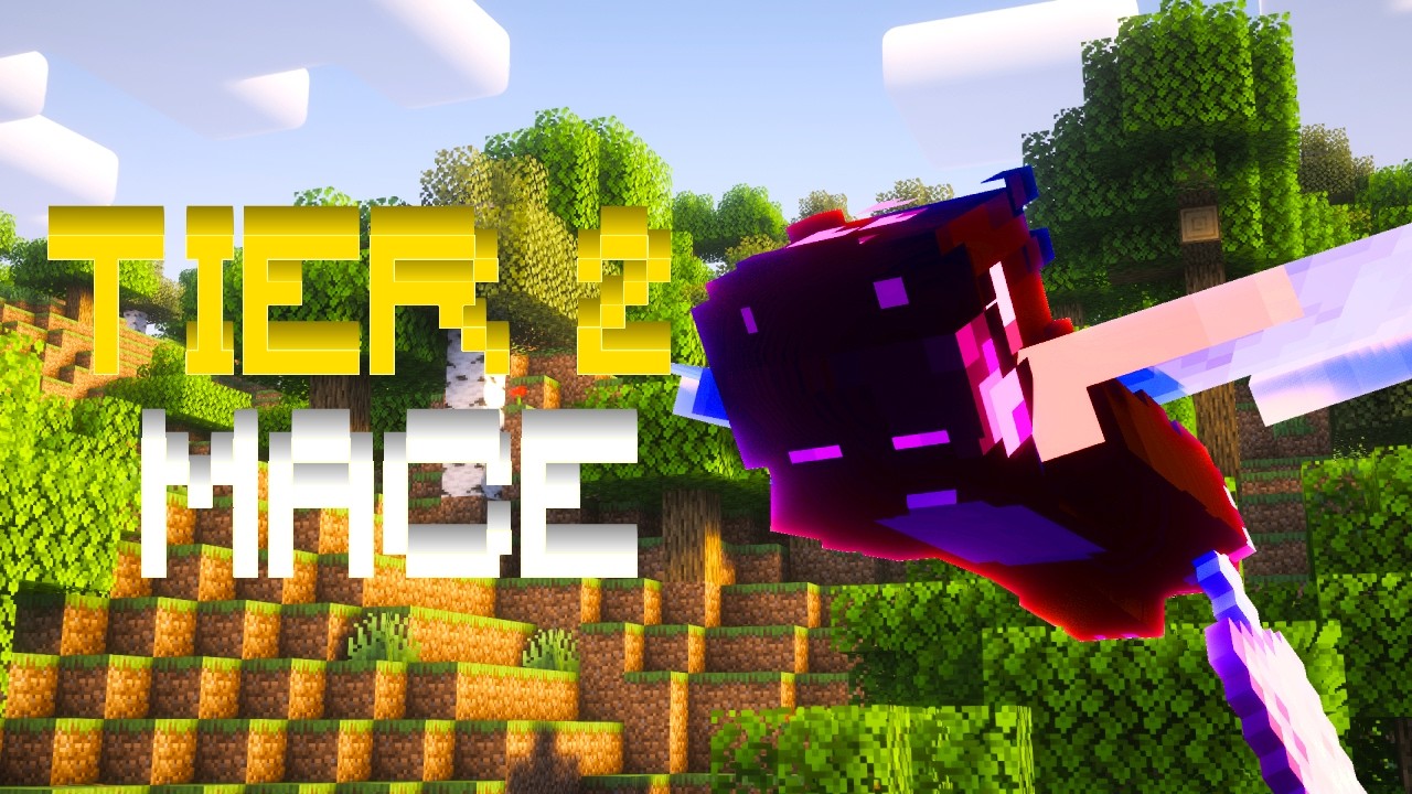 [Tier 2] Монтаж PvP с булавой в Minecraft