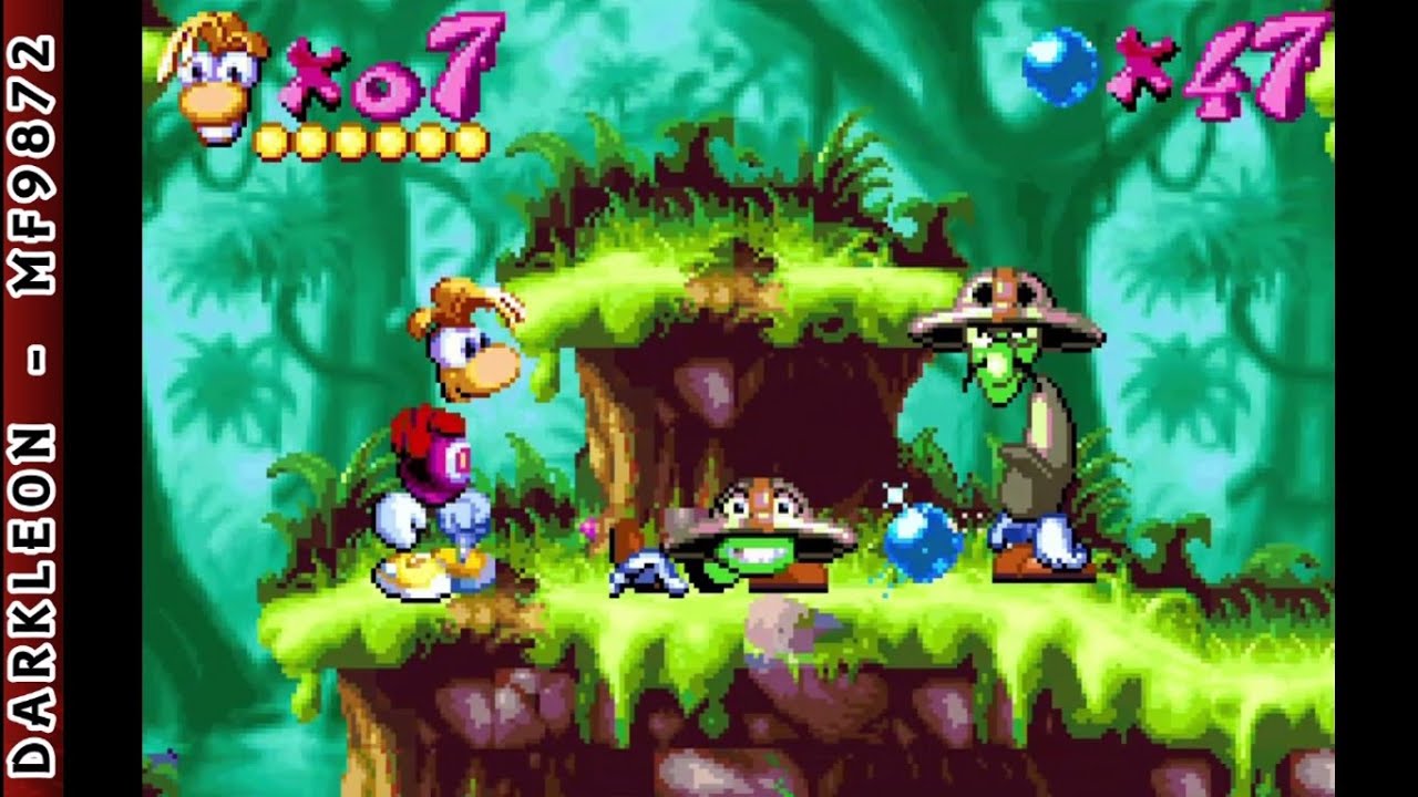 Game Boy Advance - Rayman Advance © 2001 Ubisoft - Gameplay
