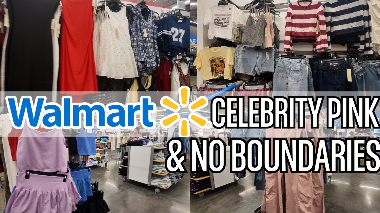 WALMART NO BOUNDARIES & CELEBRITY PINK  SHOP WITH ME! 2026