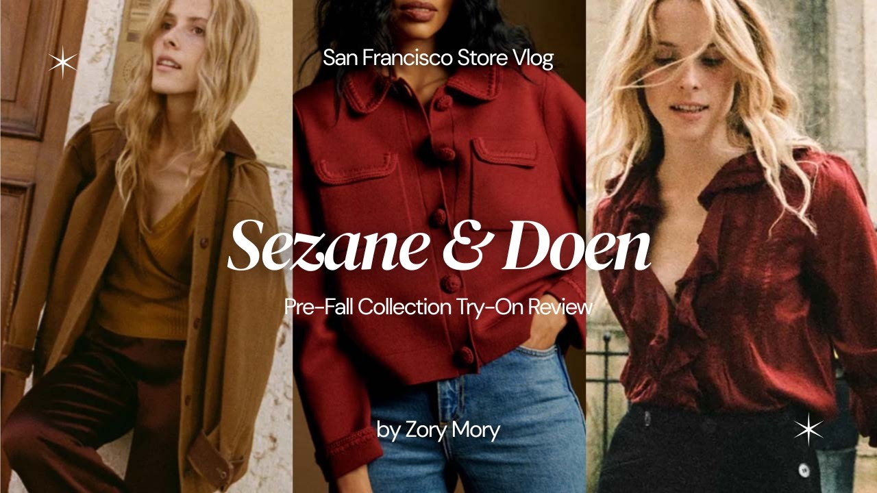Sezane & Doen Try-On Review Pre-Fall 🍁 Hardy Top, Pascual Jacket, Holde Top, Quintessa Dress