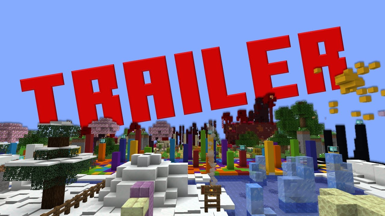 Parkour stripes reboot  OFFICIAL TRAILER -Minecraft parkour custom map by Tommycreeper