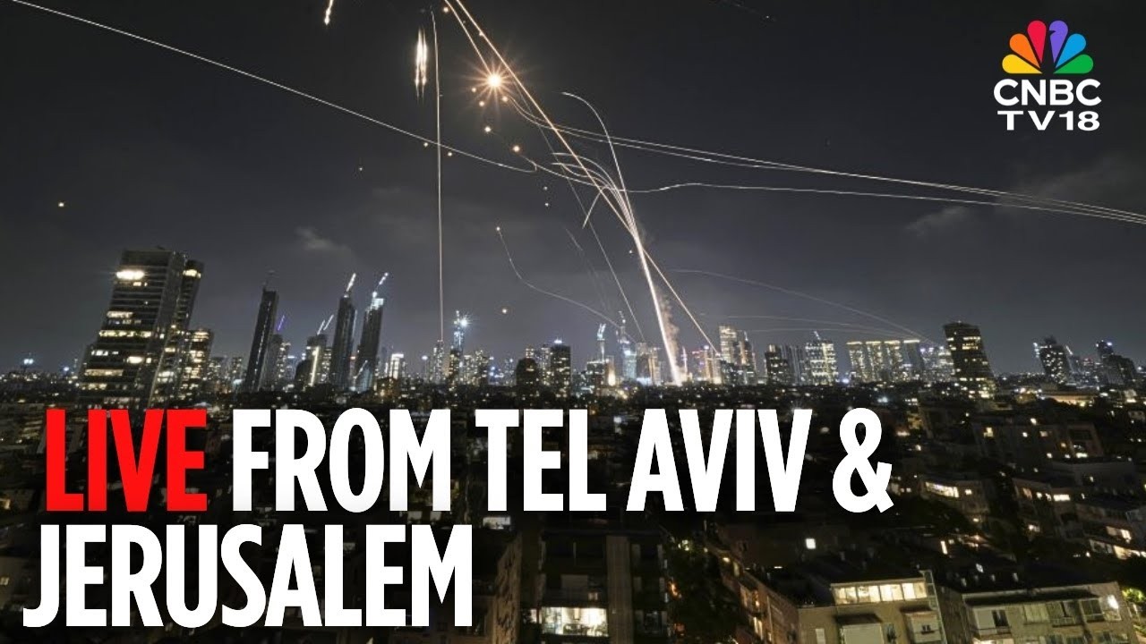 Israel LIVE: Tel Aviv and Jerusalem Skyline as Iran Launches Retaliatory Strikes | US Iran War |N18G