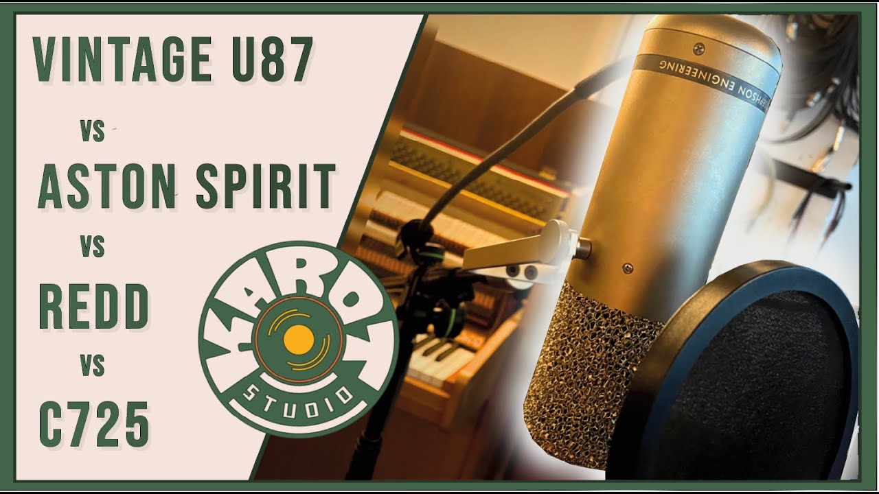 Microphone Shootout - C725 vs REDD vs Vintage U87
