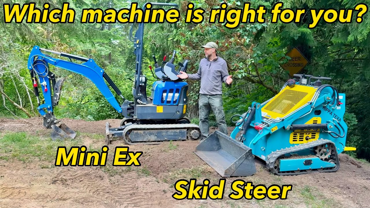 MINI EXCAVATOR vs. MINI SKID STEER: Which is BEST for the DIY Homeowner?