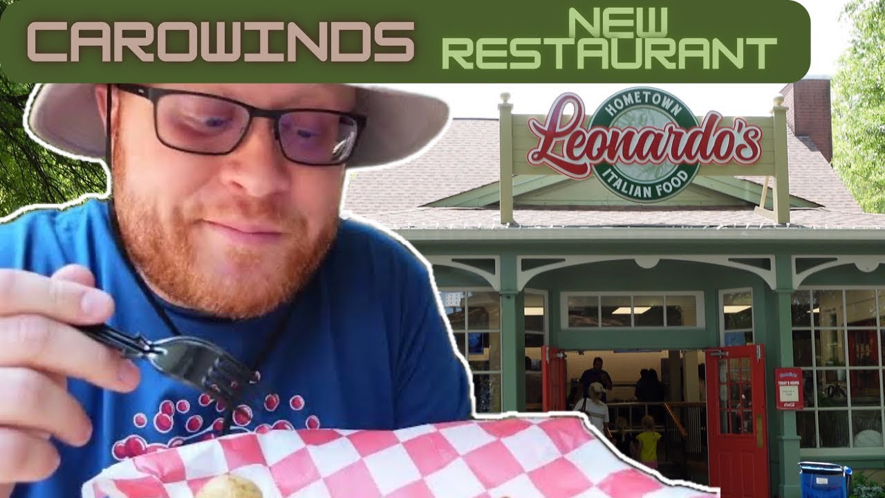 Trying the new restaurant, Leonardo's, at Carowinds! | Charlotte, NC | 2023