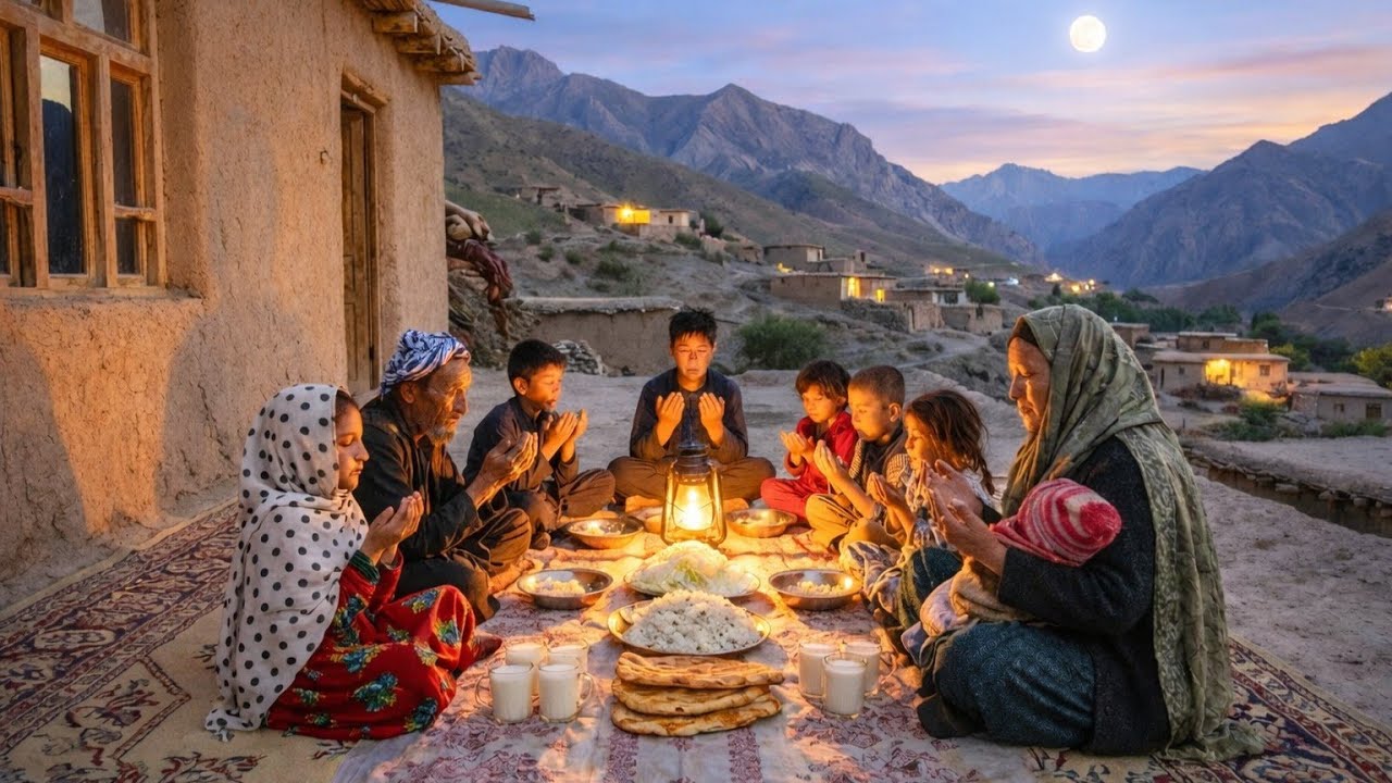 A Peaceful Ramadan Iftar in a Remote Afghan Village