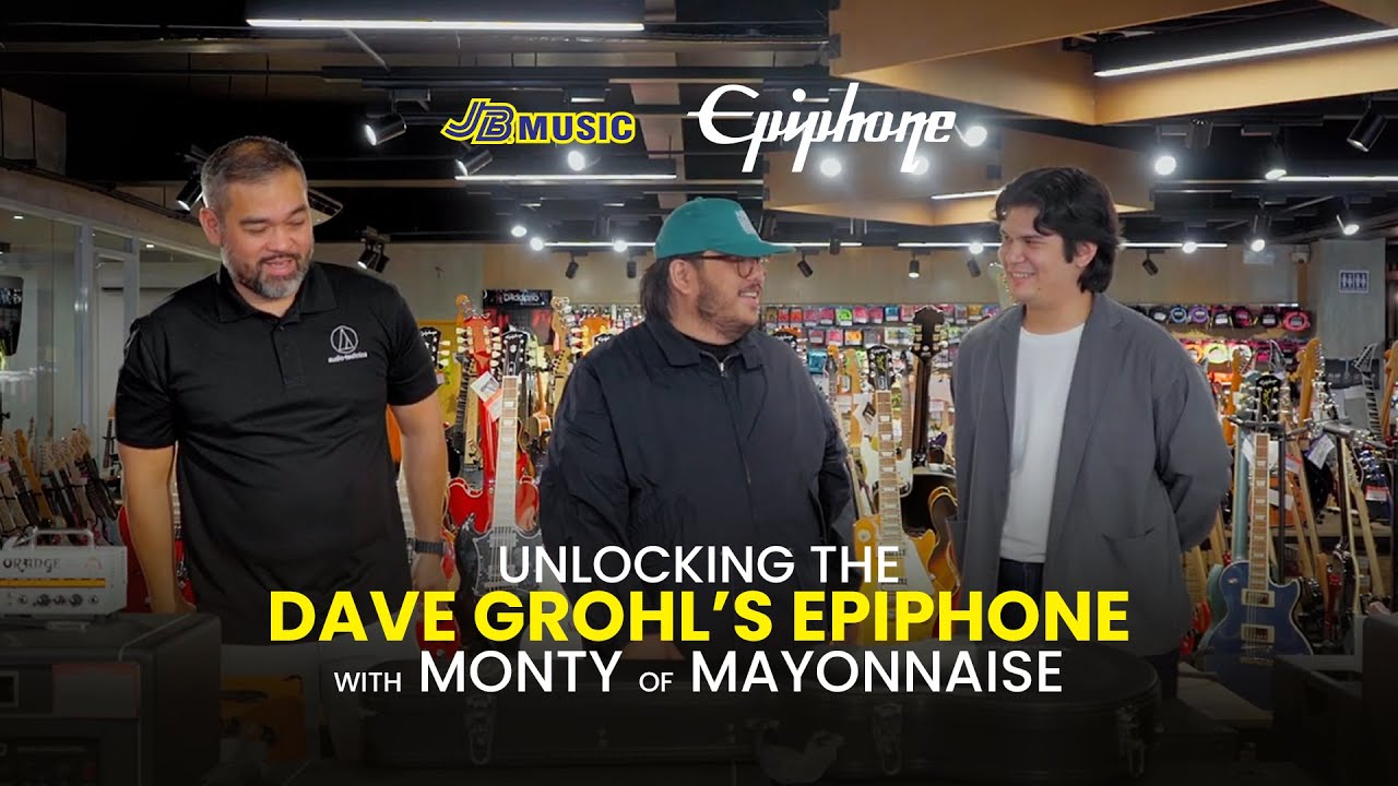 UNLOCKING THE DAVE GROHL'S EPIPHONE WITH MONTY OF MAYONNAISE #jbmusic #epiphone #mayonnaise
